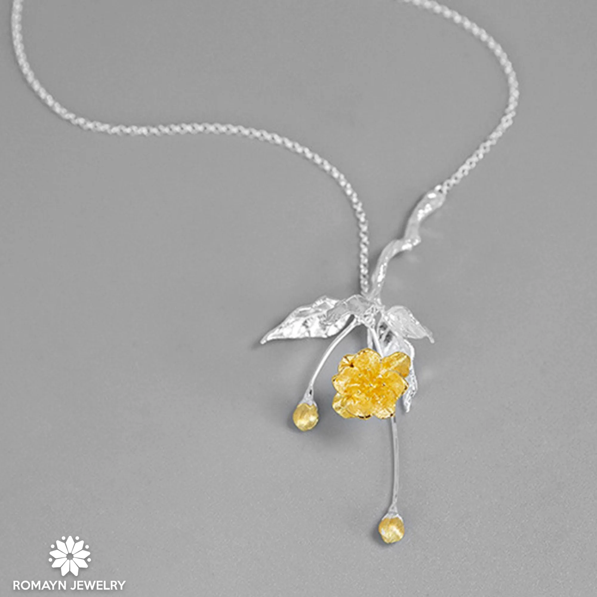Begonia Flower Necklace