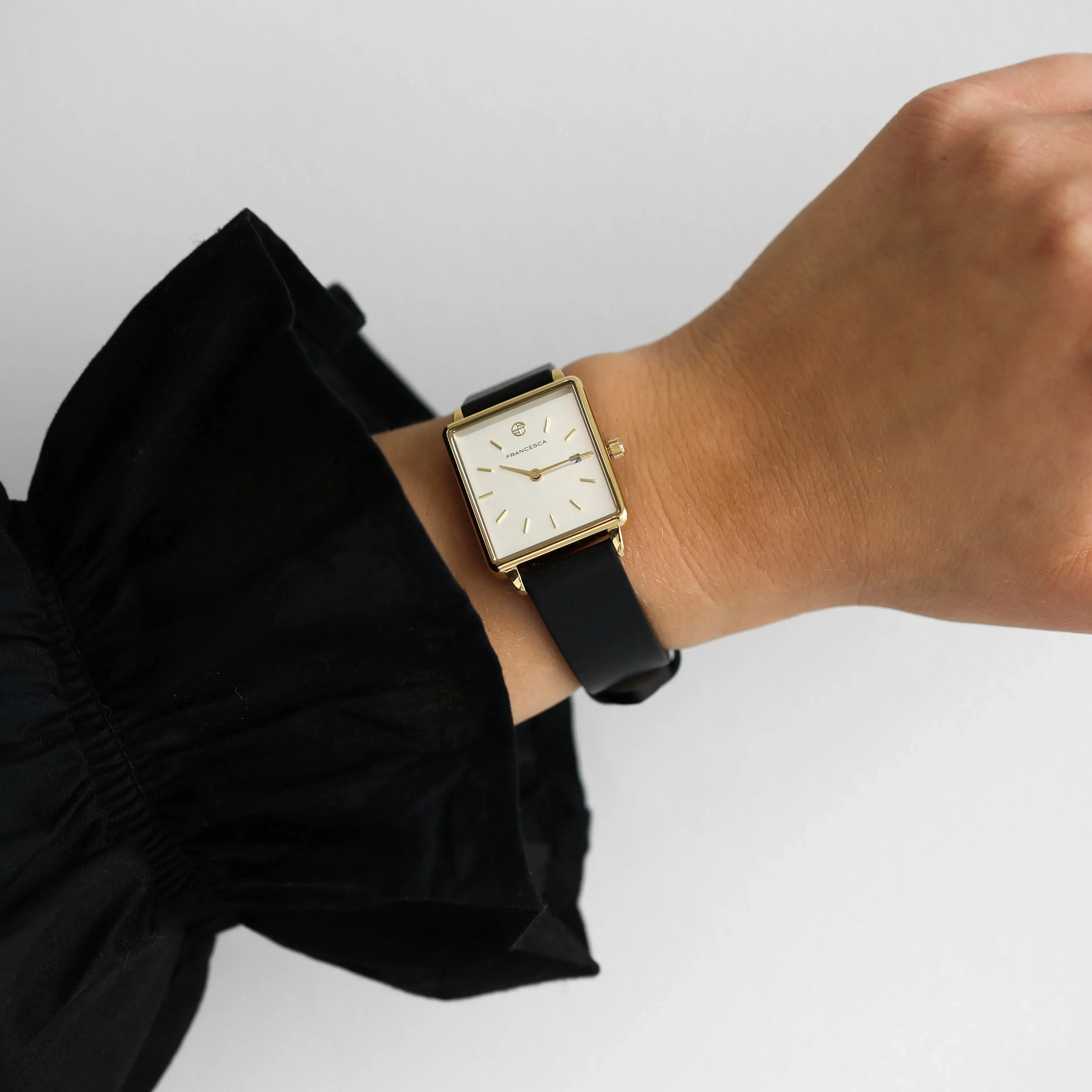 Black Leather Watch