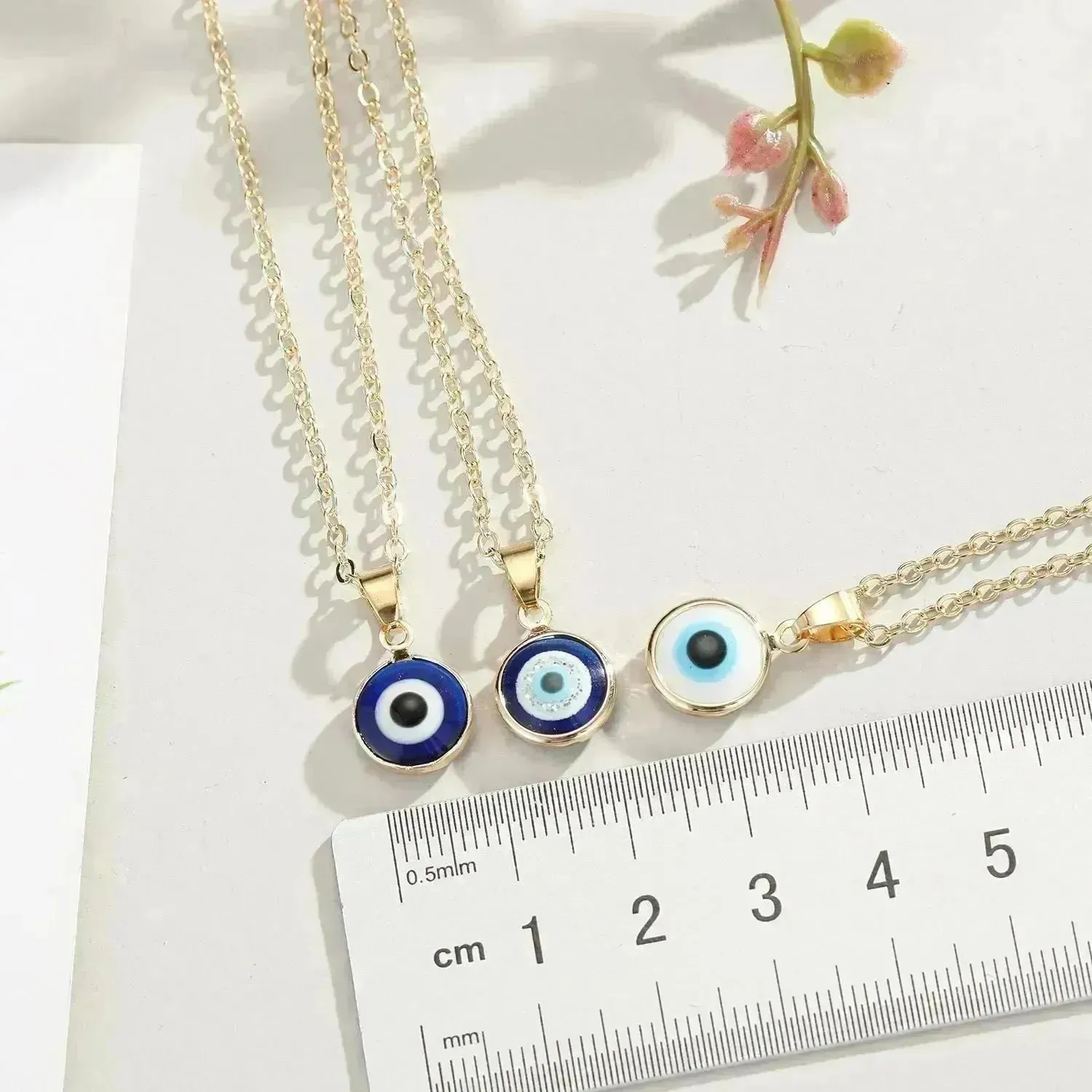 Blue eye pendant Alloy necklace chain Fashion Accessories