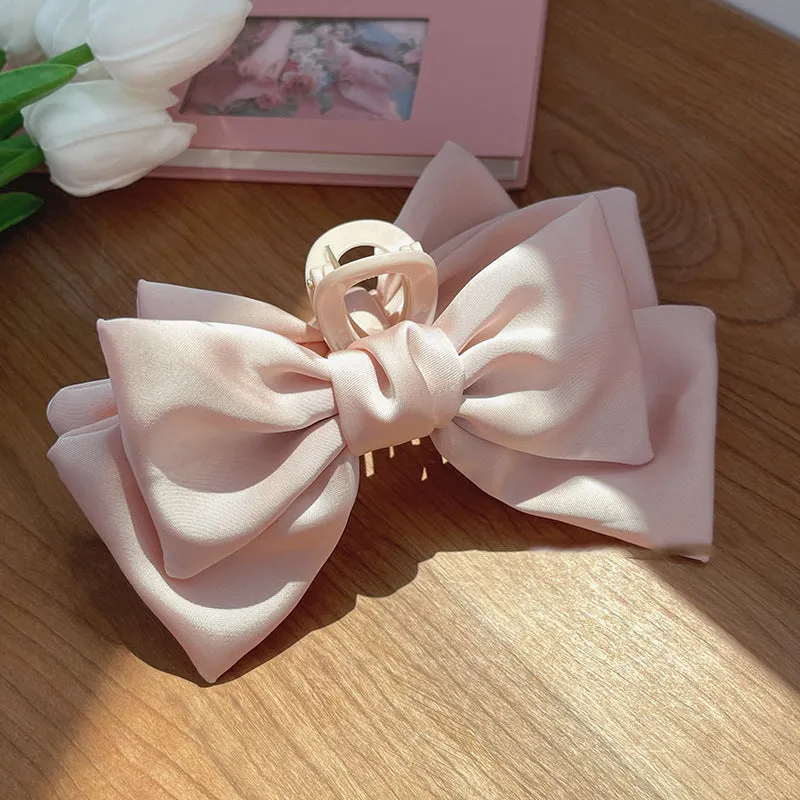 Bow Ribbon Hair Claw Clip