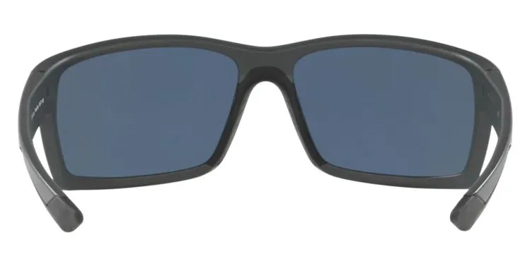 Costa Del Mar Reefton Matte Gray Frame - Blue Mirror 580 Plastic Lens - Polarized Sunglasses
