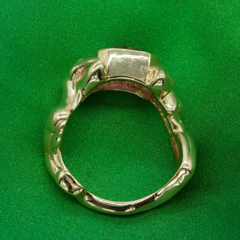 Erotica Figure Ring in Gold with Pink Tourmaline