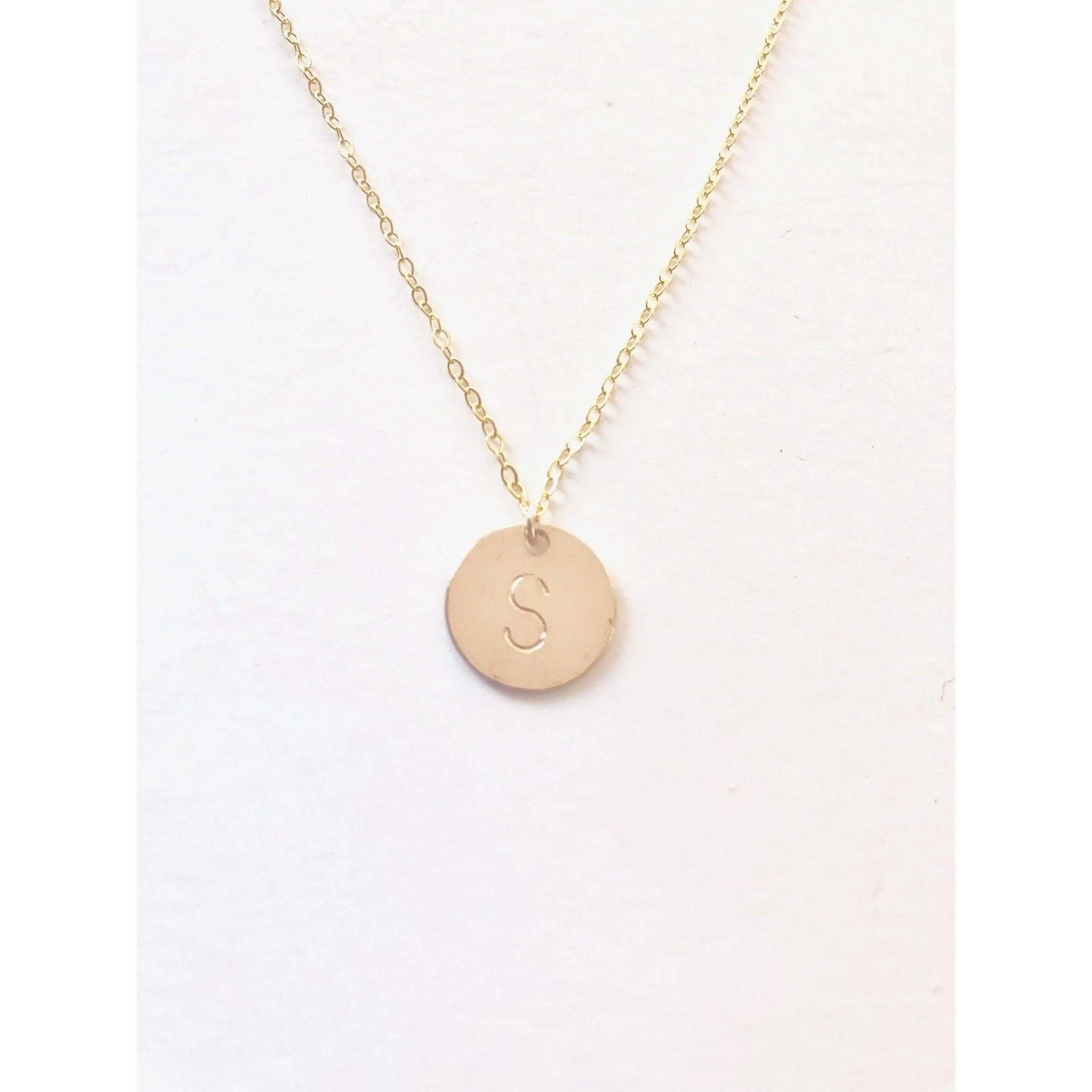 Goldie Gold Initial Necklace