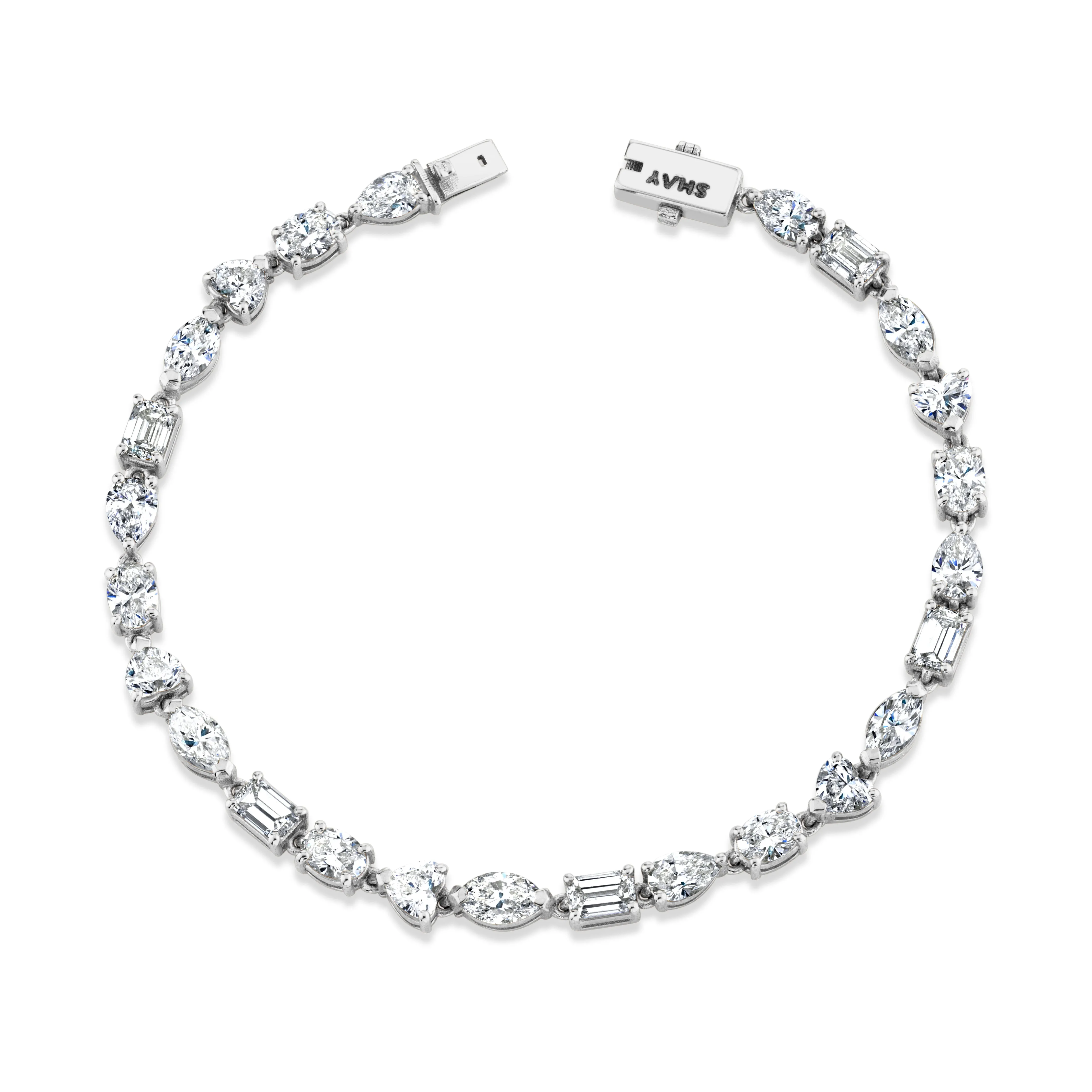 MINI MIXED DIAMOND TENNIS BRACELET