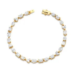 MINI MIXED DIAMOND TENNIS BRACELET