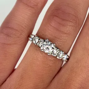 Roset 14K White Gold Diamond Engagement Ring Ti100