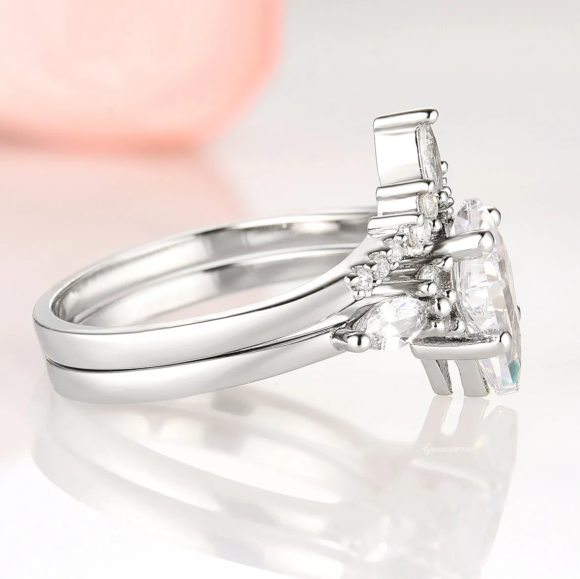 Skye Kite Diamond (cz) Ring Set- Sterling Silver