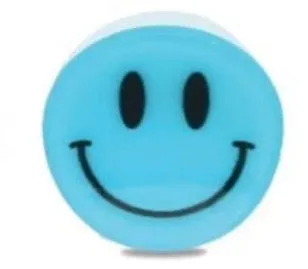 Smiley Hair Clips