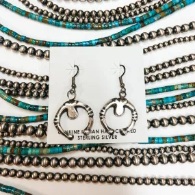 Tonya Yazzie | Navajo Handmade Sterling Silver Naja Dangle Earrings